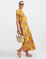 Swing Dress in Cowgirl Giallo for Women | La DoubleJ