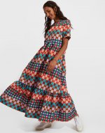 Belle Dress in Mezzaluna Rainbow for Women | La DoubleJ