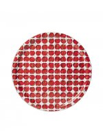 Round Printed Tray in Cherries Avorio - Homeware | La DoubleJ