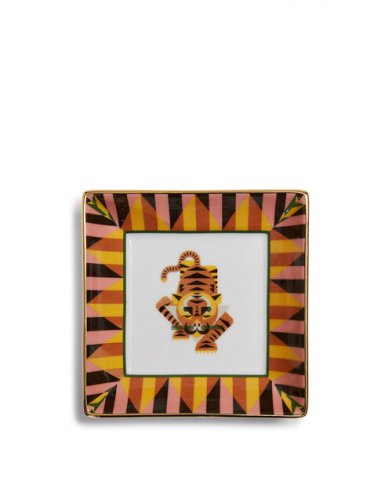 Trinket Tray (15X15) in Tiger - Homeware | La DoubleJ