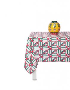 Medium Tablecloth (180x280) in Geometrico Rosa - Homeware | La DoubleJ