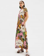 Swing Dress in Big Flower for Women | La DoubleJ