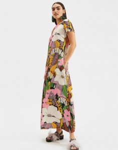 Swing Dress in Big Flower for Women | La DoubleJ