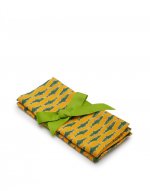 Large Napkins Set Of 2 (45X45) in Como Fish Yellow Small - Homeware | La DoubleJ