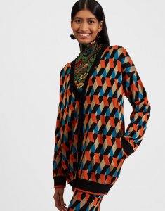 Knit Leisure Cardigan in Diamond Nero for Women | La DoubleJ