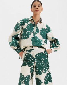 Poet Shirt in Monstera for Women | La DoubleJ