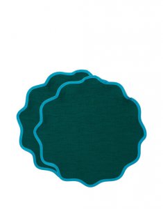 Cloud Placemat Set of 2 in Tinta Unita Verde - Homeware | La DoubleJ