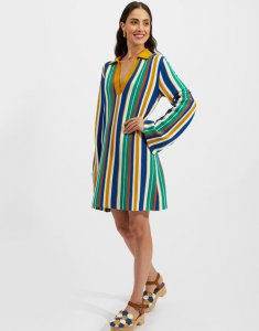 Bay Polo Dress in Multicolor Verde for Women | La DoubleJ