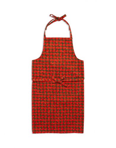 Apron in Cherries Verde - Homeware | La DoubleJ