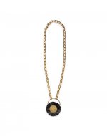 Saturn Necklace in Multicolor Rosa/Ocra for Women | La DoubleJ