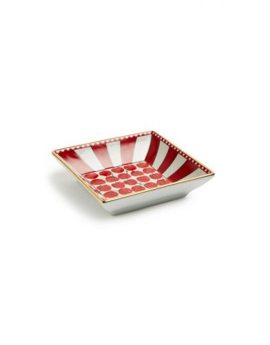 Trinket Tray (15X15) in Cherries Avorio - Homeware | La DoubleJ