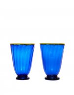 Rainbow Glass Set of 2 in Blue - Homeware | La DoubleJ