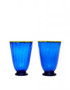 Rainbow Glass Set of 2 in Blue - Homeware | La DoubleJ