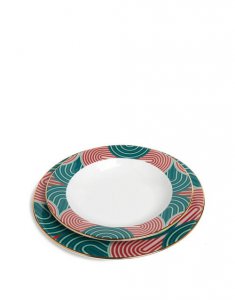 Soup & Dinner Plate Set in Slinky Verde - Homeware | La DoubleJ