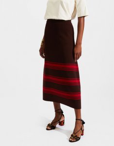 Tones Skirt in Moro / Rosso for Women | La DoubleJ