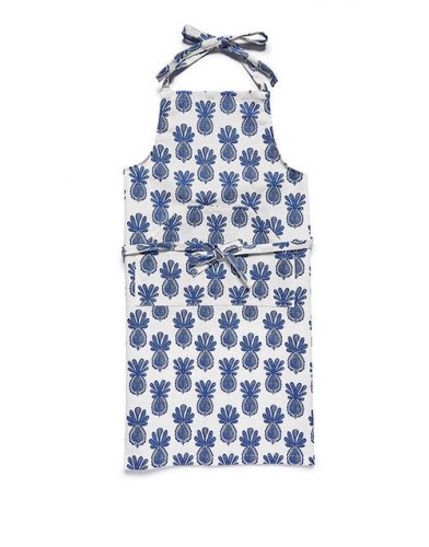 Apron in Pineapple Blu - Homeware | La DoubleJ