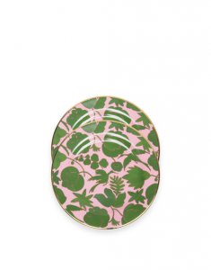 Dessert Plate Set of 2 in Wildbird Rosa/Verde - Homeware | La DoubleJ