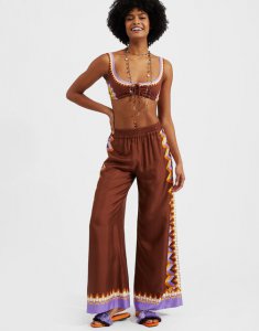 Palazzo Pants (Placee) in Sunset Moro Placee for Women | La DoubleJ