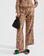 Boudoir Trousers in Tripping Nero for Women | La DoubleJ