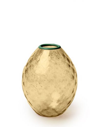 Big Egg Vase in Gold - Homeware | La DoubleJ