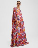 Square Kaftan in Zinnie for Women | La DoubleJ