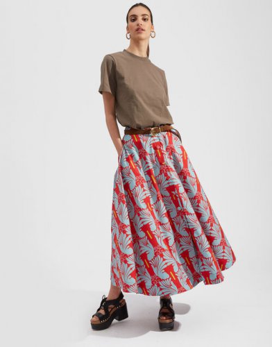 Holiday Skirt in Ali Turchese for Women | La DoubleJ