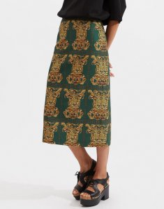 Pencil Skirt in Tiger Tiles for Women | La DoubleJ