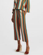 Bay Drawstring Pants in Multicolor Rosso for Women | La DoubleJ