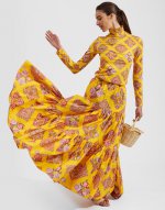 Big Skirt in Cowgirl Giallo for Women | La DoubleJ