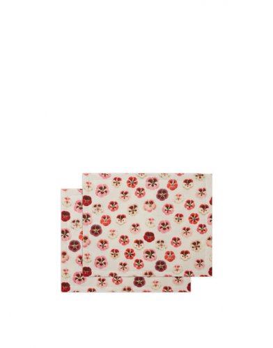 Placemat Set of 2 in Micro Pansy - Homeware | La DoubleJ