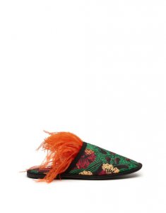 Boudoir Slipper in Night Garden for Women | La DoubleJ