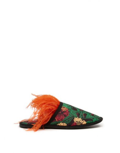 Boudoir Slipper in Night Garden for Women | La DoubleJ