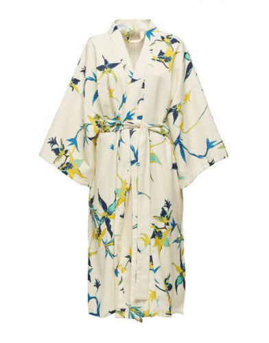 Unisex Big Robe in Orchidea Bianco for Women | La DoubleJ