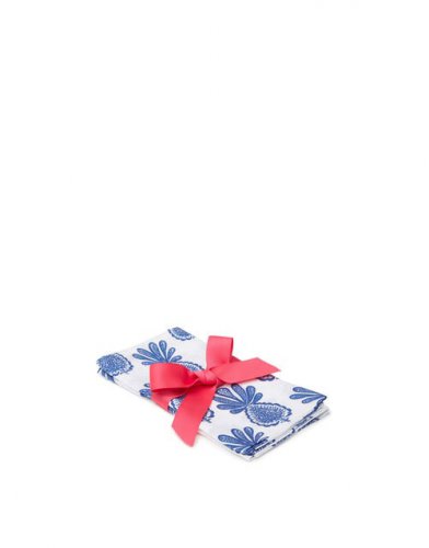 Large Napkins Set Of 2 (45X45) in Pineapple Blu - Homeware | La DoubleJ