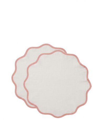 Cloud Placemat Set of 2 in Pink - Homeware | La DoubleJ