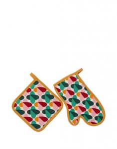 Oven Glove & Pot Holder in Farfalle - Homeware | La DoubleJ