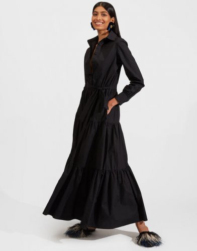 Bellini Dress in Solid Black for Women | La DoubleJ