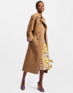 Milano Trench Coat in Solid Light Beige for Women | La DoubleJ