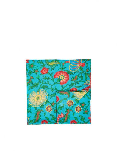 Large Tablecloth (180x350) in Dragon Flower Turchese - Homeware | La DoubleJ