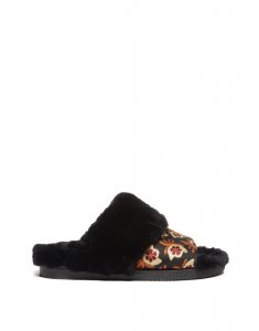 Winter Slides in Bella Nero for Women | La DoubleJ