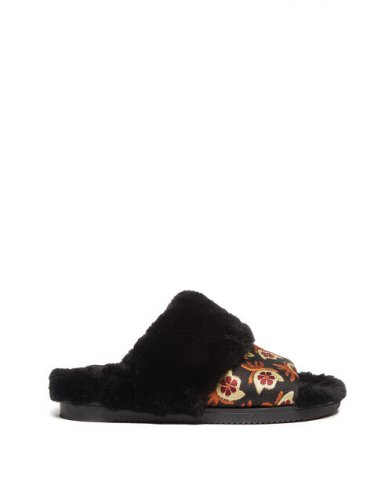 Winter Slides in Bella Nero for Women | La DoubleJ