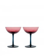 Champagne Coupe Set of 2 in Viola - Homeware | La DoubleJ