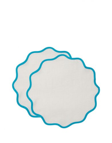 Cloud Placemat Set of 2 in Light Blue - Homeware | La DoubleJ