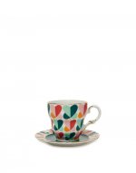 Big Mama Cup & Saucer in Farfalle Ring - Homeware | La DoubleJ