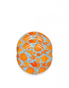 Dessert Plate Set of 2 in Wildbird Azzurro/Arancio - Homeware | La DoubleJ