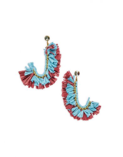 J Earrings in Azzurro for Women | La DoubleJ