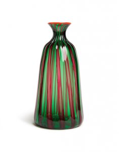 Bottiglia Vase (Ridged) in Verde/Fucsia - Homeware | La DoubleJ