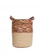 Sunbathing Raffia Pouch in Diamonds Giallo for Women | La DoubleJ