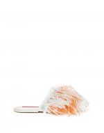 Feather Slipper in Solid Ivory for Women | La DoubleJ