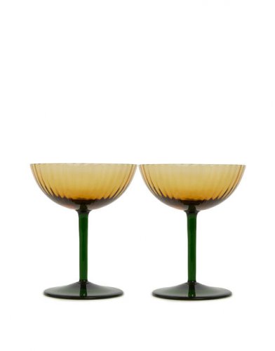 Champagne Coupe Set of 2 in Giallo - Homeware | La DoubleJ